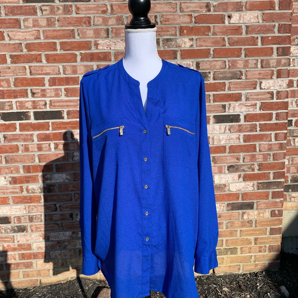 Calvin Klein Blue Blouse